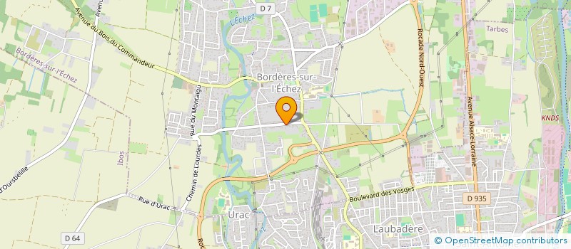 localisation de l'entreprise SCI DE L AMANDIER  BORDERES-SUR-L'ECHEZ