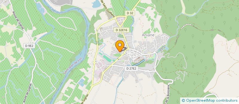 localisation de l'entreprise SCI DE L'AMANDIER  ANIANE