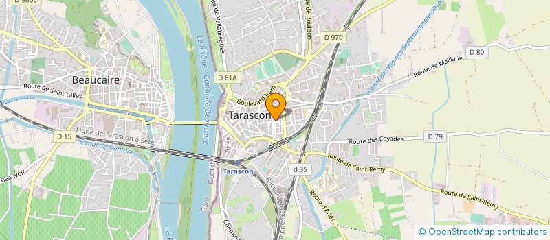 localisation de l'entreprise SCI DE L'AMBICIOUM  TARASCON