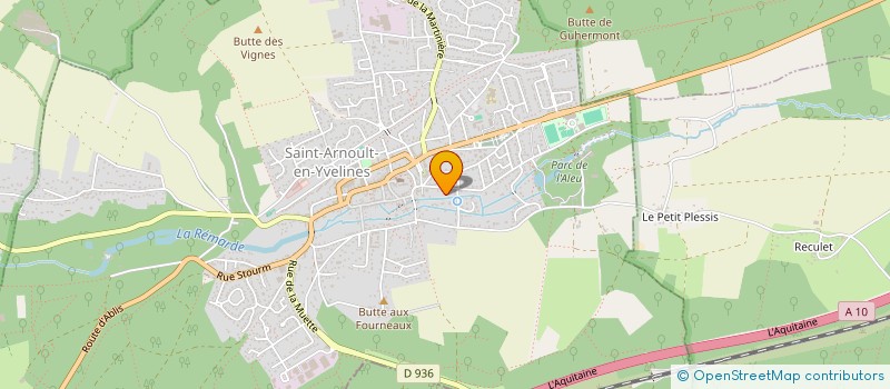 localisation de l'entreprise SCI DE L'AMBRE  SAINT-ARNOULT-EN-YVELINES