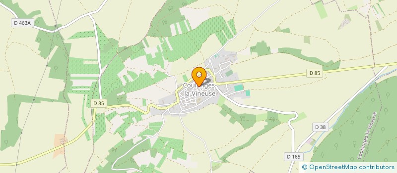 localisation de l'entreprise SCI DE L'AME  COULANGES-LA-VINEUSE