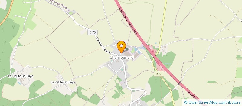 localisation de l'entreprise SCI DE L'AMEXUN  CHAMPENARD