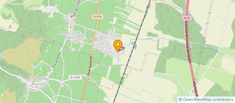 localisation de l'entreprise SCI  DE L AMICALE DE L ETANG BOSSUET  MOREY-SAINT-DENIS
