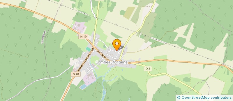 localisation de l'entreprise SCI DE L'AMIFONTAINE  COMBEAUFONTAINE