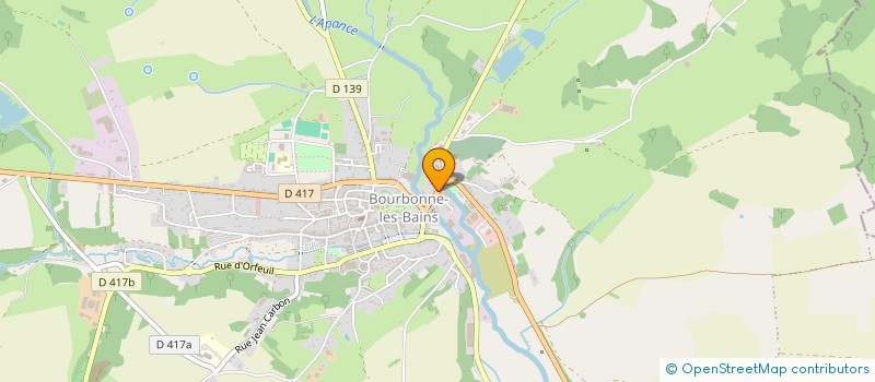 localisation de l'entreprise SCI DE L AMITIE à BOURBONNE-LES-BAINS
