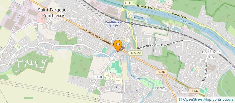 localisation de l'entreprise SCI DE L'AMITIE  SAINT-FARGEAU-PONTHIERRY