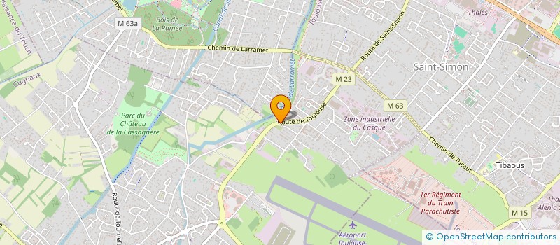 localisation de l'entreprise SCI DE L'AMITIE  CUGNAUX