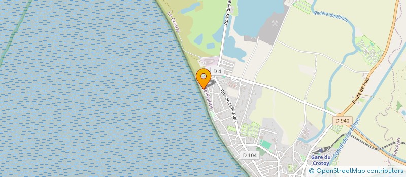 localisation de l'entreprise SCI DE L'AMOUR à LE CROTOY