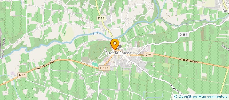 localisation de l'entreprise SCI DE L'AMOURIE  SUZE-LA-ROUSSE