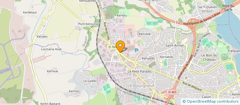 localisation de l'entreprise SCI DE L'AMPHITRYON  LORIENT