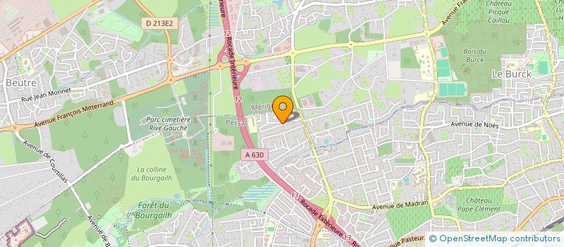 localisation de l'entreprise SCI DE L'AN 1687  PESSAC