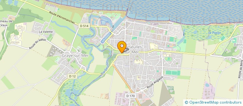 localisation de l'entreprise SCI DE L'AN MIL à COURSEULLES-SUR-MER