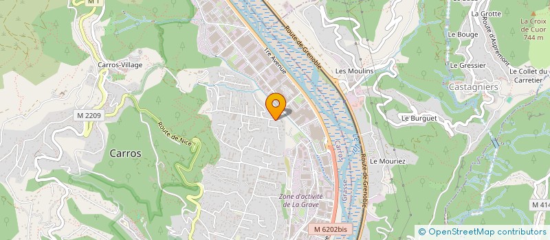localisation de l'entreprise SCI DE L AN NEUF à CARROS