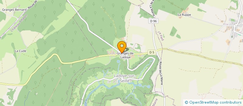 localisation de l'entreprise SCI DE L'ANCELLE  LADOYE-SUR-SEILLE