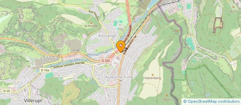 localisation de l'entreprise SCI DE L ANCIEN CELLIER à AUDUN-LE-TICHE