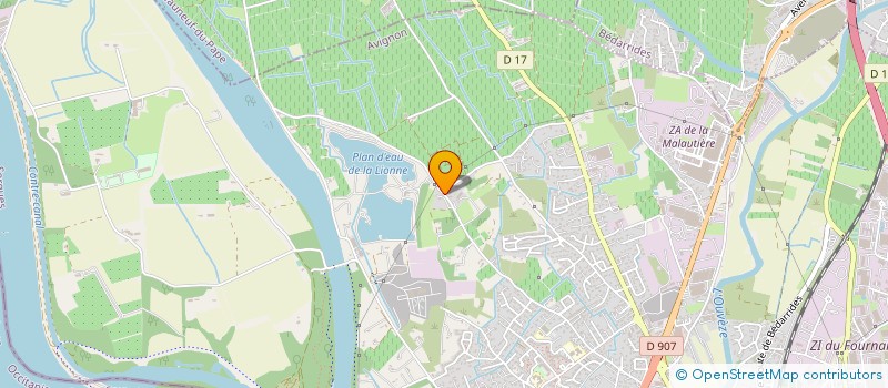 localisation de l'entreprise SCI DE L ANCIEN CHEMIN DE CADEROUSSE à SORGUES