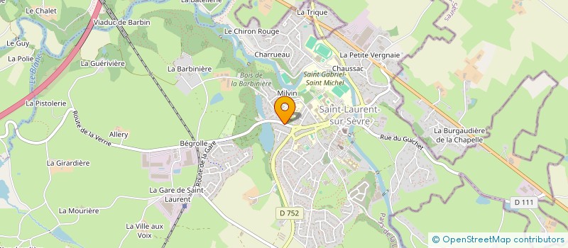 localisation de l'entreprise SCI DE L'ANCIEN DOYENNE à SAINT-LAURENT-SUR-SEVRE