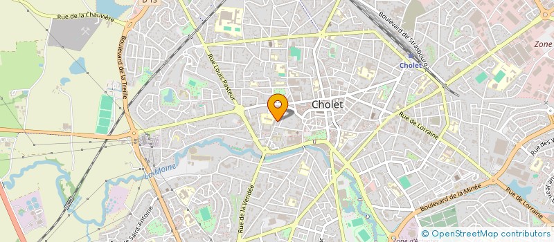 localisation de l'entreprise SCI DE L ANCIEN HOPITAL à CHOLET