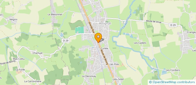 localisation de l'entreprise SCI DE L'ANCIEN LAVOIR  ATTIGNAT