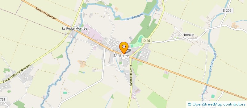 localisation de l'entreprise SCI DE L ANCIEN PRESBYTERE à MORTREE