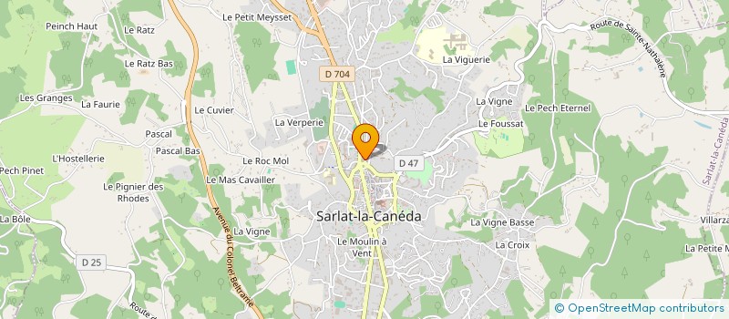localisation de l'entreprise SCI DE L ANCIEN REMPART à SARLAT-LA-CANEDA
