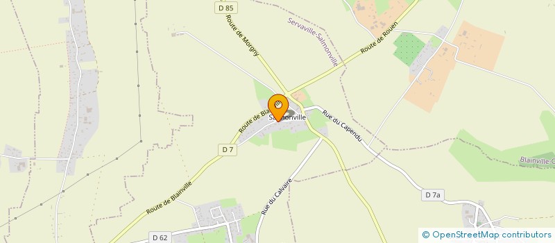 localisation de l'entreprise SCI DE L'ANCIENNE ABBAYE  SERVAVILLE-SALMONVILLE