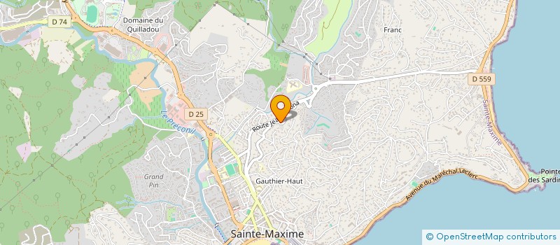 localisation de l'entreprise SCI DE L ANCIENNE BRASSERIE à SAINTE-MAXIME