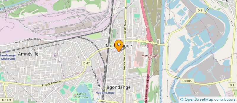 localisation de l'entreprise SCI DE L ANCIENNE CIMENTERIE  MONDELANGE