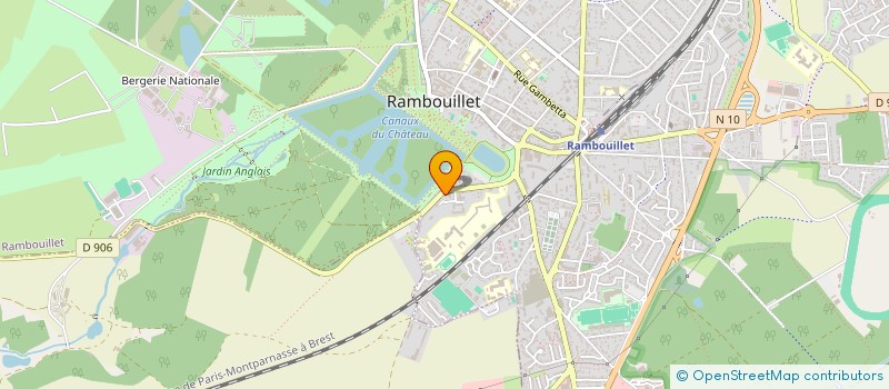 localisation de l'entreprise SCI DE L ANCIENNE COLONIE  RAMBOUILLET