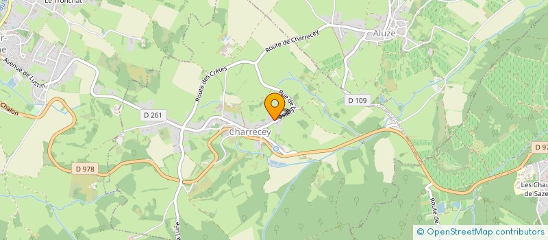 localisation de l'entreprise SCI DE L'ANCIENNE CURE DE CHARRECEY  CASSIS