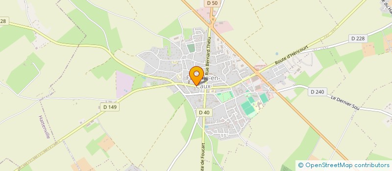 localisation de l'entreprise SCI DE L'ANCIENNE EGLISE  TERRES-DE-CAUX