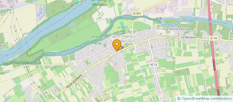 localisation de l'entreprise SCI DE L ANCIENNE FORGE  SAINT-HILAIRE-SAINT-MESMIN