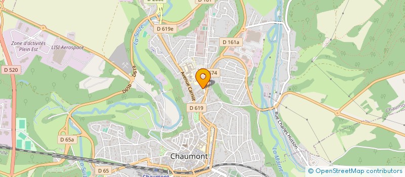 localisation de l'entreprise SCI DE L'ANCIENNE GANTERIE à CHAUMONT