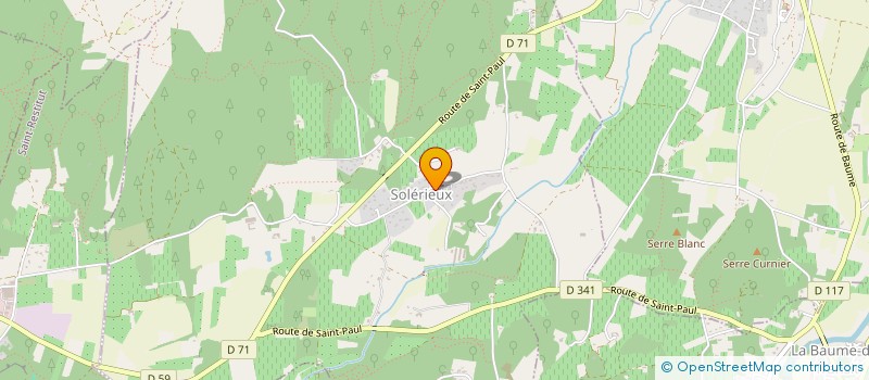 localisation de l'entreprise SCI DE L'ANCIENNE GARE  MONTSEGUR-SUR-LAUZON