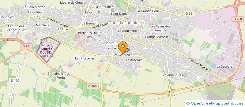 localisation de l'entreprise SCI DE L'ANCIENNE GARE  DOUE-EN-ANJOU