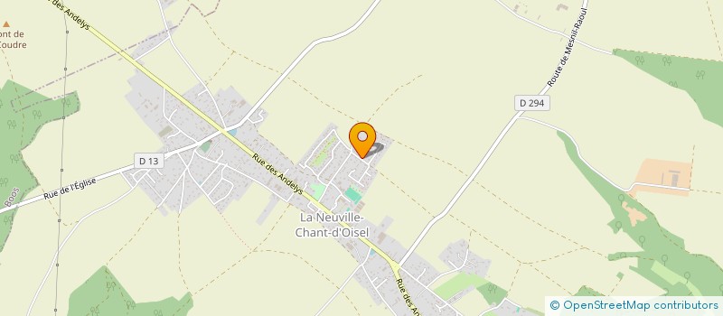 localisation de l'entreprise SCI DE L'ANCIENNE GENDARMERIE  LA NEUVILLE-CHANT-D'OISEL