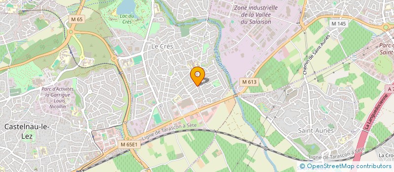 localisation de l'entreprise SCI DE L'ANCIENNE POMMERAIE  LE CRES
