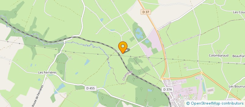 localisation de l'entreprise SCI DE L'ANCIENNE POSTE  BIZENEUILLE