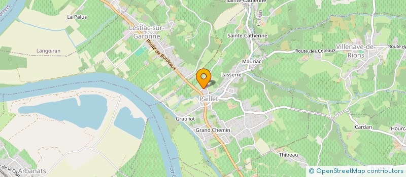 localisation de l'entreprise SCI DE L'ANCIENNE POSTE  PAILLET