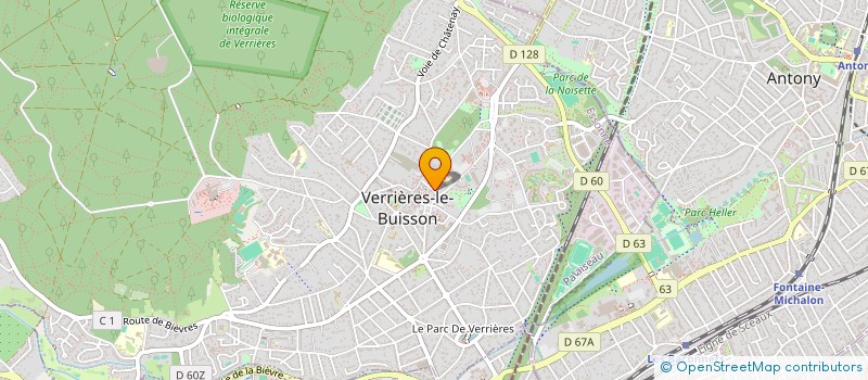 localisation de l'entreprise SCI DE L'ANCIENNE POSTE à VERRIERES-LE-BUISSON