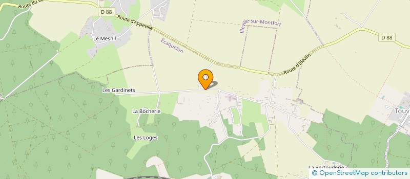 localisation de l'entreprise SCI DE L'ANCIENNE SCIERIE  ECAQUELON