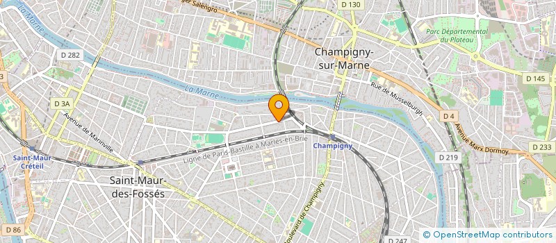 localisation de l'entreprise SCI DE L ANCIENNE SOUS-PREFECTURE à SAINT-MAUR-DES-FOSSES