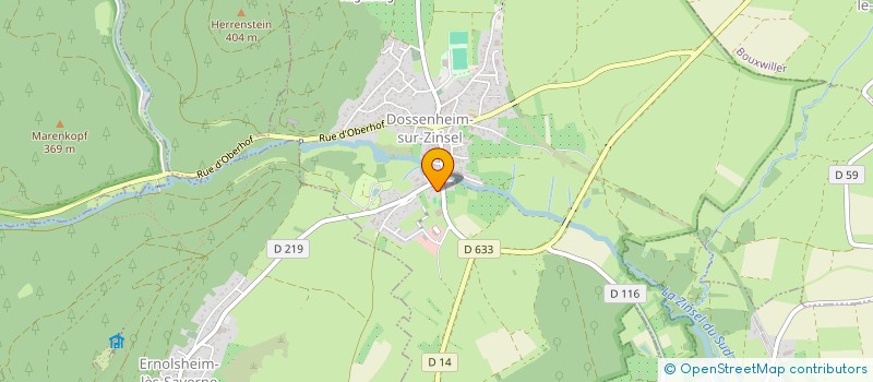 localisation de l'entreprise SCI DE L'ANCIENNE TUILERIE  DOSSENHEIM-SUR-ZINSEL