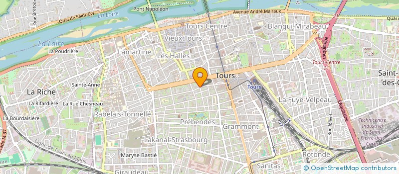 localisation de l'entreprise SCI DE L ANCOLIE  TOURS