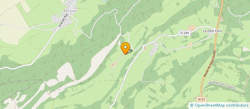 localisation de l'entreprise SCI DE L'ANCOLIE  LES PREMIERS SAPINS