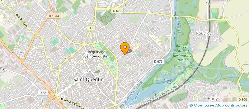 localisation de l'entreprise SCI DE L'ANCRE à SAINT-QUENTIN