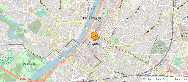 localisation de l'entreprise SCI DE L ANCRE à ANGERS
