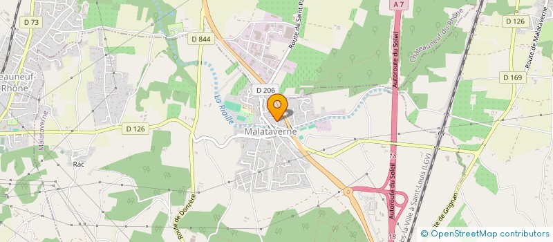 localisation de l'entreprise SCI DE L'ANCRE FR  MALATAVERNE