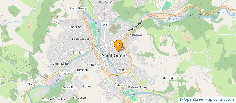 localisation de l'entreprise SCI DE L'ANE GRIS à SAINT-GIRONS