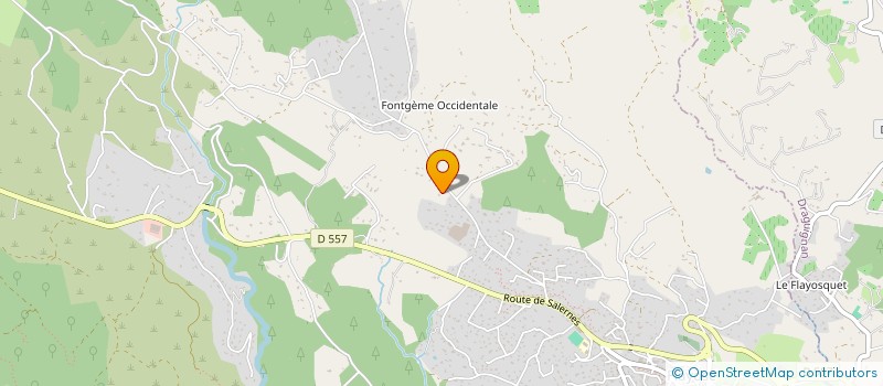 localisation de l'entreprise SCI DE L'ANGE  FLAYOSC